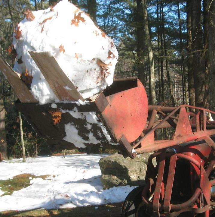 Redneck forklift in action